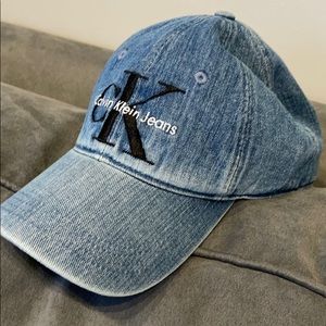 Calvin Klein denim baseball cap